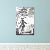 Toile Capitaine Teach, communément appelé Barbe noire (Insitu (Plancher de Bois))