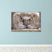 Toile Capitale du pilier des Nautes représentant Cernunn (Insitu (Plancher de Bois))