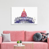 Toile Capitol américain (Insitu(Salon))