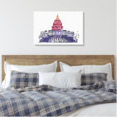 Toile Capitol américain (Insitu(Chambre))