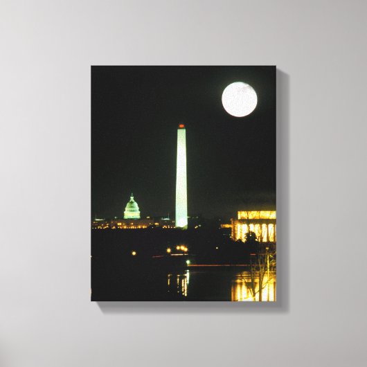 Toile Capitol Building, Lincoln Memorial, Washington (Recto)