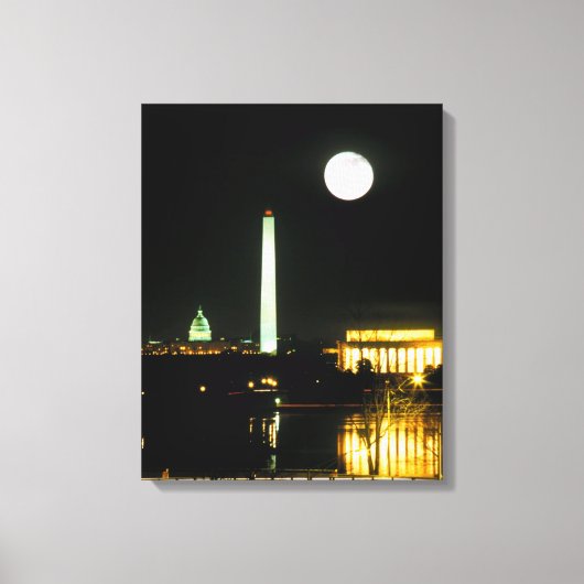 Toile Capitol Building, Lincoln Memorial, Washington (Recto)