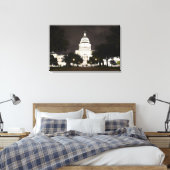 Toile Capitole d'Austin, Texas à la nuit (Insitu(Chambre))