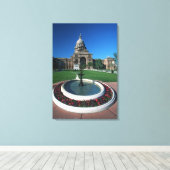 Toile 'Capitole d'Etat du Texas, Austin' (Insitu (Plancher de Bois))