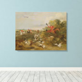 Toile Capping on Hounds, Bachelor's Hall, 1836 (huile su (Insitu (Plancher de Bois))