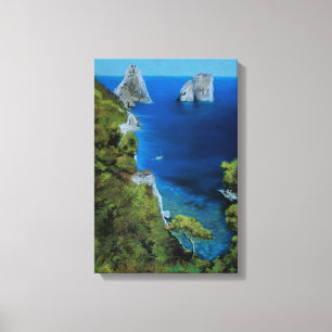 Toile Capri Faraglioni Rocks