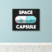 Toile Capsule spatiale (Insitu (Plancher de Bois))