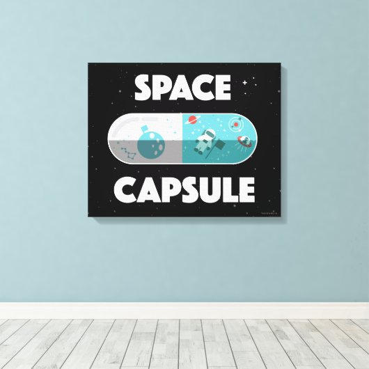 Toile Capsule spatiale (Insitu (Plancher de Bois))