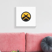 Toile captée Katori majuscule (Insitu(Salon))