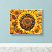 Toile captivating scene of sunflowers (Insitu (Plancher de Bois))