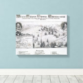 Toile Capture de la flotte espagnole par les Hollandais (Insitu (Plancher de Bois))