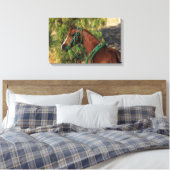 Toile Capture d'écran du cheval arabe avec bride (Insitu(Chambre))