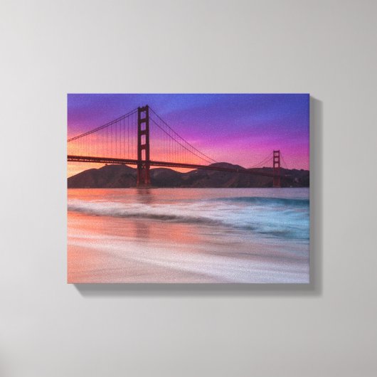 Toile Capture du Golden Gate Bridge de San Francisco (Recto)