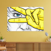 Toile Capturer la beauté par les visages, les mains et l (Insitu(Salon))