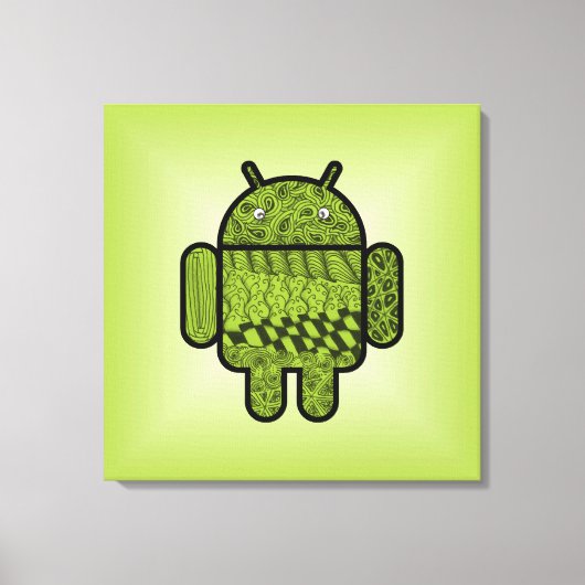 Toile Caractère de gribouillage pour Android™ (Recto)
