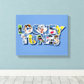 Toile Caractères LOONEY TUNES™ en lettres (Insitu (Plancher de Bois))