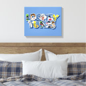 Toile Caractères LOONEY TUNES™ en lettres (Insitu(Chambre))
