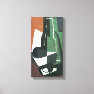 Toile Carafe à vin bouteille par Juan Gris, Cubisme Vint