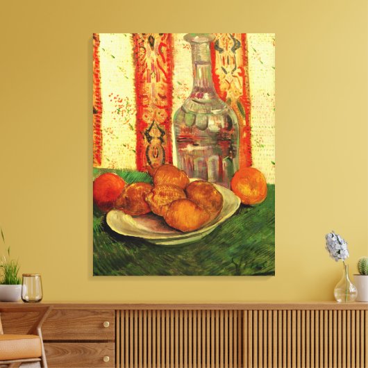 Toile Carafe de Still Life et citrons de Vincent van Gog (Insitu(Salon))