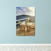 Toile Caraïbes, Îles Vierges américaines, St. Thomas. Vu (Insitu (Plancher de Bois))