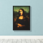 Toile Caravage Méduse Mona Lisa (Insitu (Plancher de Bois))