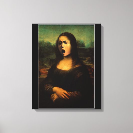 Toile Caravage Méduse Mona Lisa (Recto)