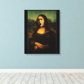 Toile Caravage Méduse Mona Lisa (Insitu (Plancher de Bois))