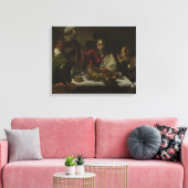 Toile Caravaggio - Souper à Emmaüs (Insitu(Salon))