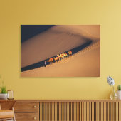 Toile Caravane de chameaux dans le désert, Dunhuang, Gan (Insitu(Salon))