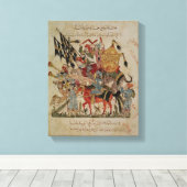 Toile Caravane en route pour La Mecque (Insitu (Plancher de Bois))