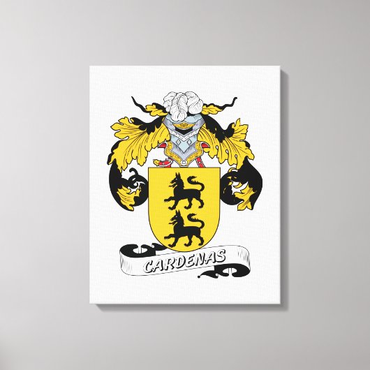 Toile Cardenas Family Crest (Recto)