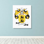 Toile Cardenas Family Crest (Insitu (Plancher de Bois))