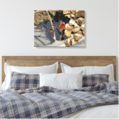 Toile Cardinal dans la neige (Insitu(Chambre))