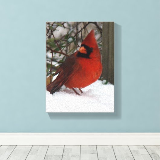 Toile Cardinal des neiges (Insitu (Plancher de Bois))