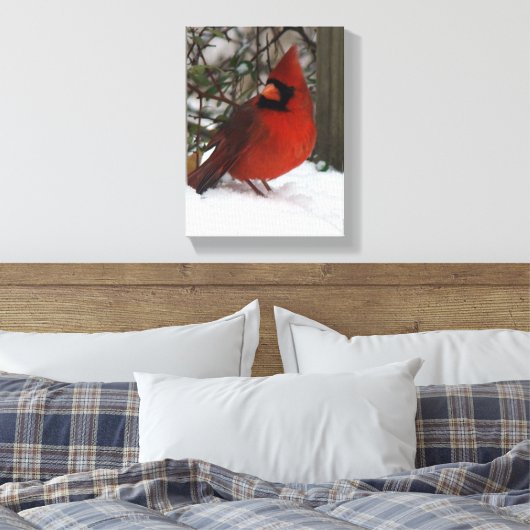 Toile Cardinal des neiges (Insitu(Chambre))