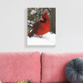 Toile Cardinal des neiges (Insitu(Salon))