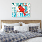 Toile Cardinal en neige (Insitu(Chambre))