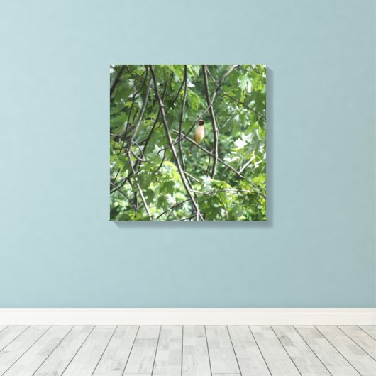 Toile Cardinal jaune (Insitu (Plancher de Bois))