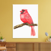 Toile Cardinal oiseau aquarelle (Insitu(Salon))