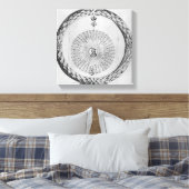 Toile Cardinal Richelieu comme centre du soleil (Insitu(Chambre))