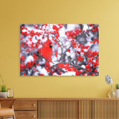 Toile Cardinal rouge mâle, Hiver, IL (Insitu(Salon))
