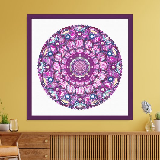 Toile Cardinal rouge Rosace (Insitu(Salon))