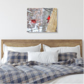 Toile Cardinaux dans la neige (Insitu(Chambre))