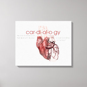 Toile Cardiologie Définition Art Canvas