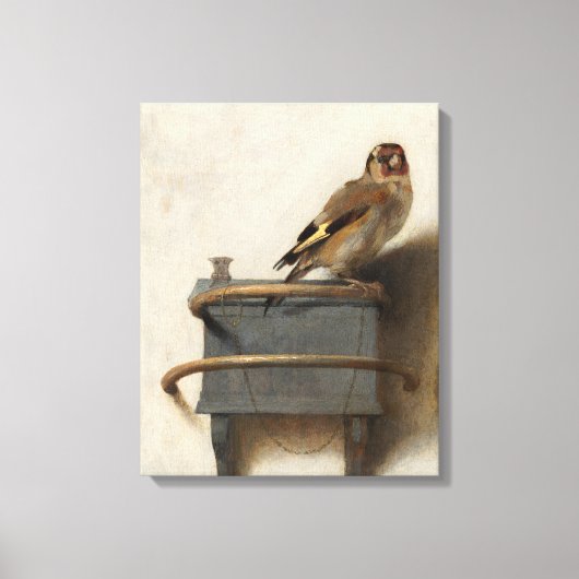 Toile Carel Fabritius - Le Goldfinch (Recto)