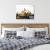 Toile Cargo dans le port (A La Corogne) (Insitu(Chambre))