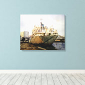 Toile Cargo dans le port (A La Corogne) (Insitu (Plancher de Bois))