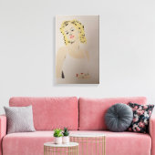 Toile Cari Hand Painted by Mark Elsen (Insitu(Salon))