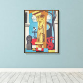 Toile Cariatide | Jean Metzinger | (Insitu (Plancher de Bois))