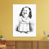 Toile Caricature de Honore de Balzac (Insitu(Salon))